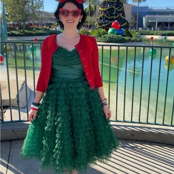 Unique Vintage Tulle Ruffle Cupcake Dress - Picture 3 of 8